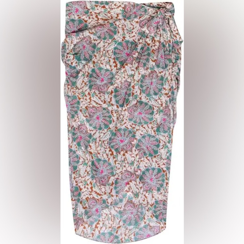 Veronica Beard Multicolor Paisley Allaire Skirt